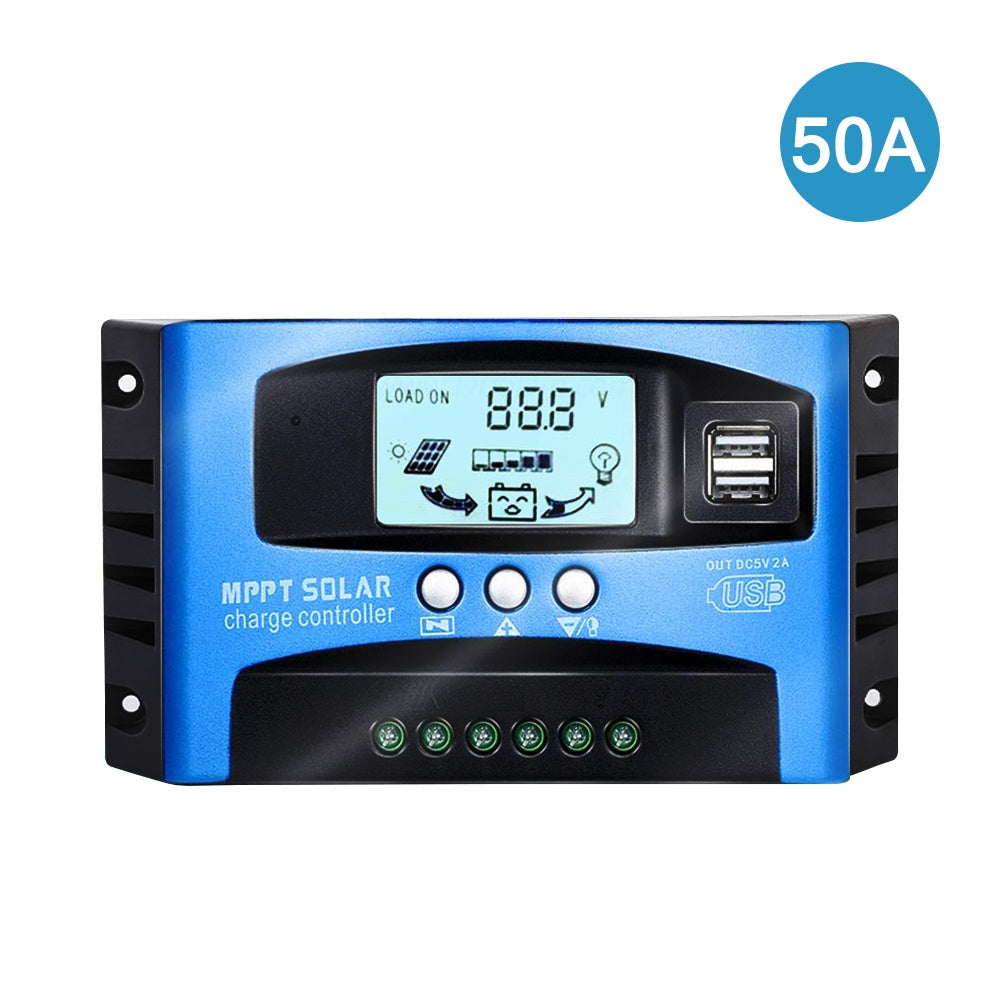 17.5X10X4.5 12V 24V Solar Panel Battery Regulator Charge Controller MPPT Auto Tracking