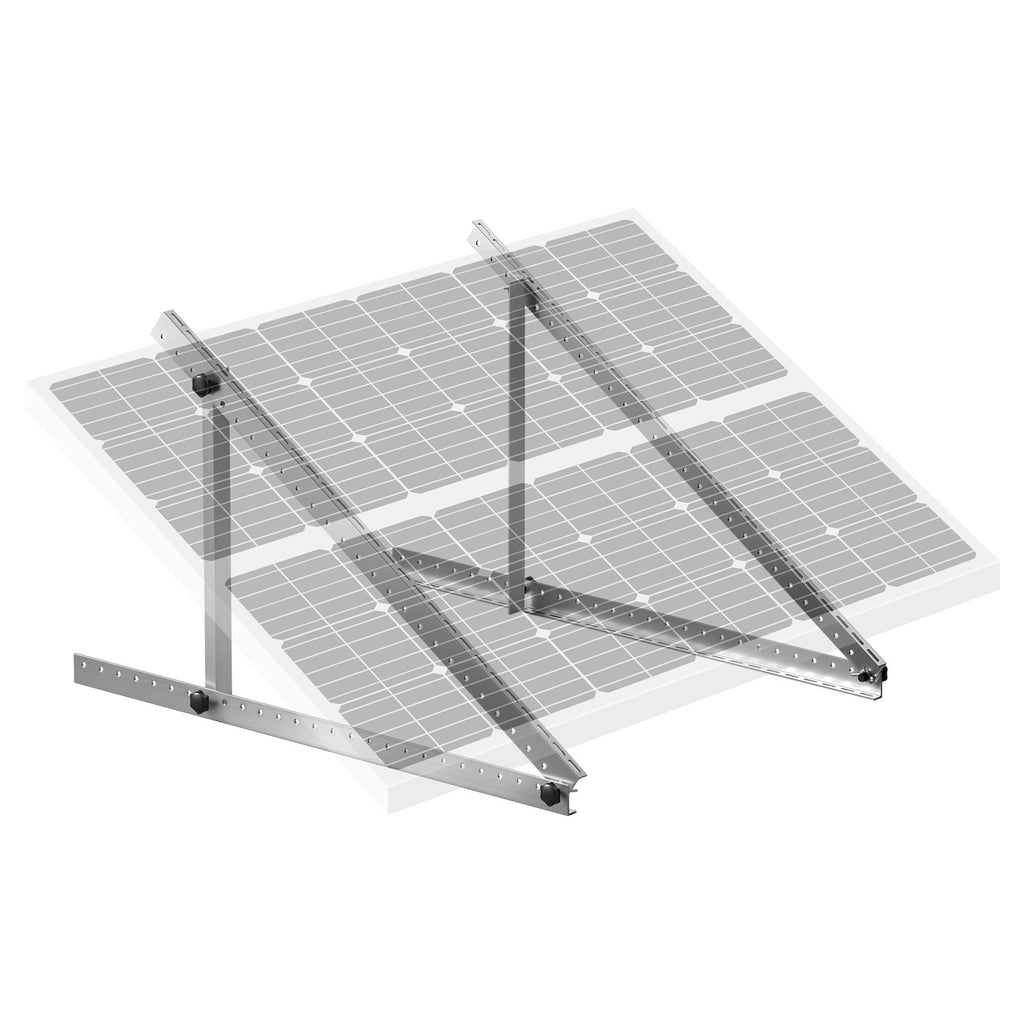 50-Inch Solar Panel Mount Brackets 0 - 90Adjustable Tilt Mount Brackets
