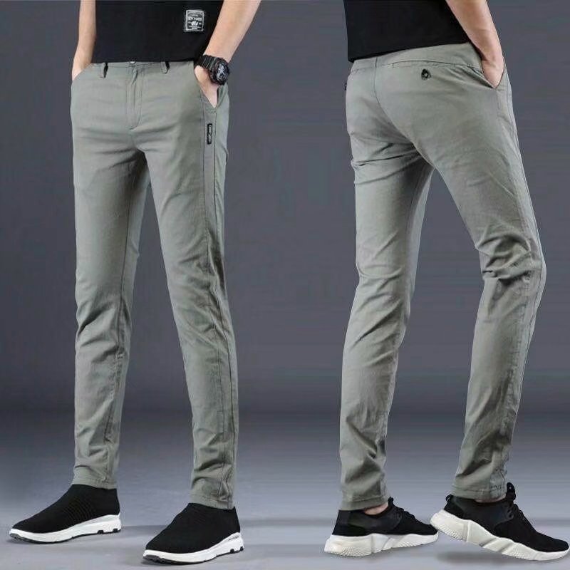 Men's Casual Trousers Men's Summer Thin Slim Fit Casual