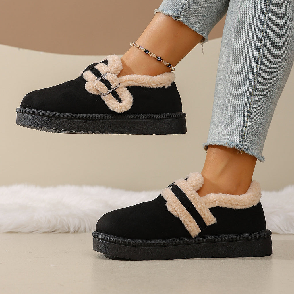 Season New Retro Platform Cotton Shoes For Women