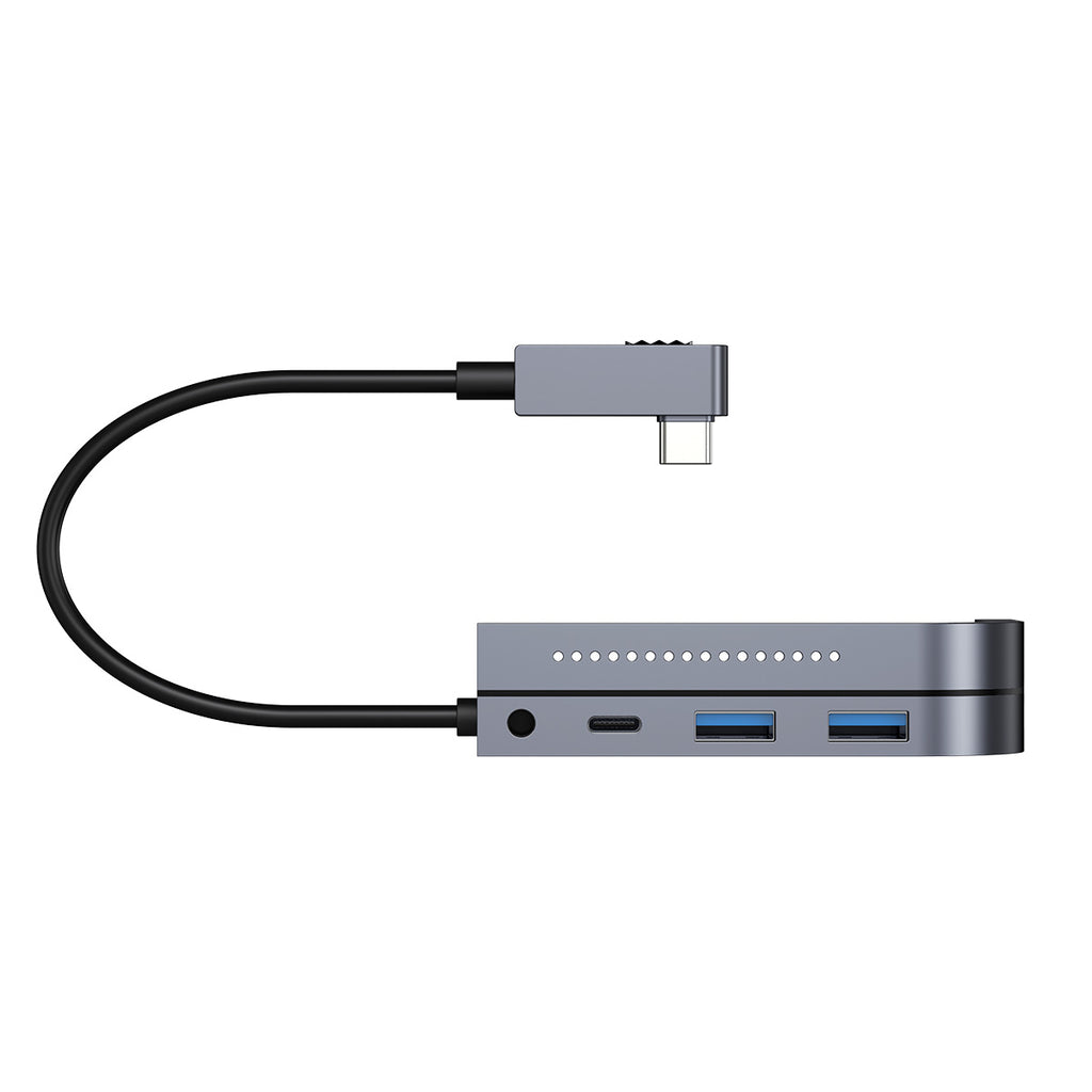 Bend Angle Number 7 Multifunctional Type C HUB Converter Upgrade