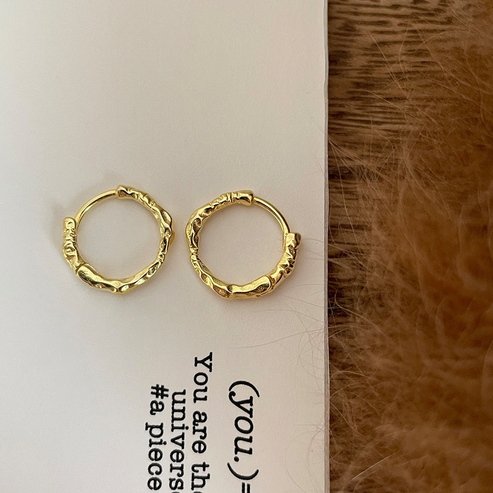 Simple Niche High Sense Ear Clip Female Texture Ear Ring