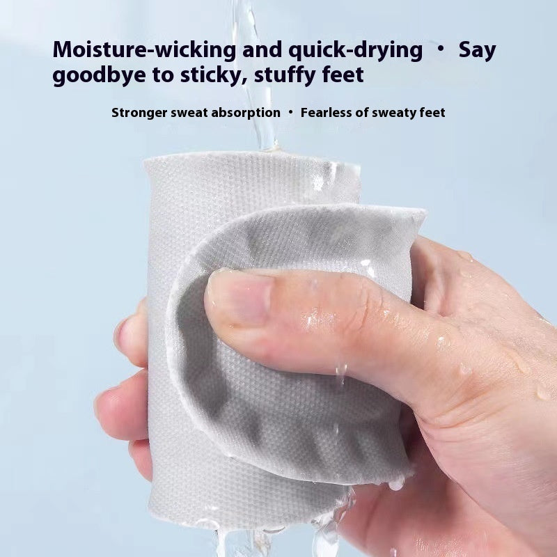 Men's Soft Bottom Sweat-absorbent Breathable High Elastic Shock-absorbing Sports Insole