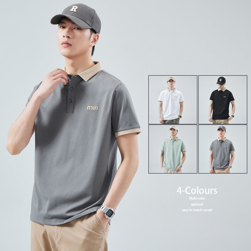 Short-sleeved Men's T-shirt Business Casual Top