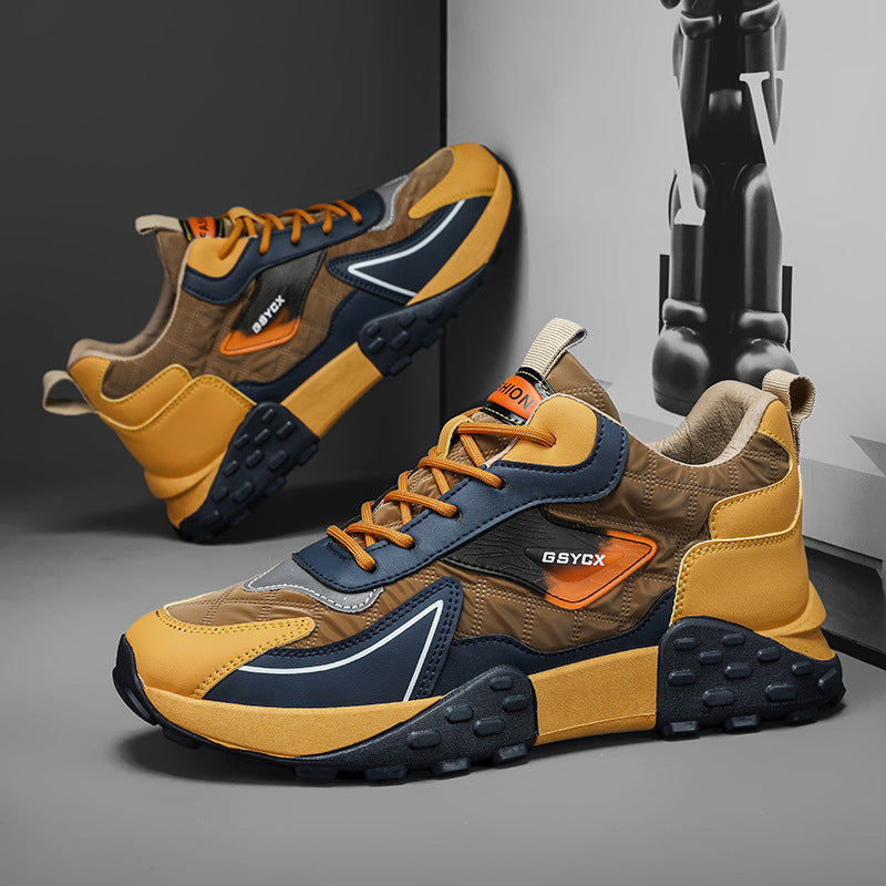 Sports Casual Platform Daddy Shoes Men's Fall