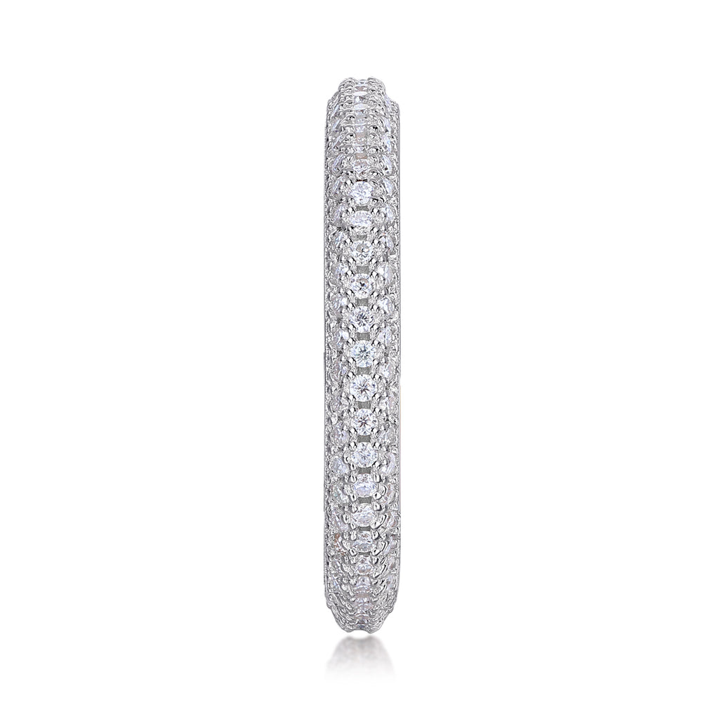 1MR.RIGHT- A Fashionable And Luxurious Jewelry Accessory Set With Moissanite S925 Sterling Silver And Platinum-plated Diamond Prohibit TikTok sales