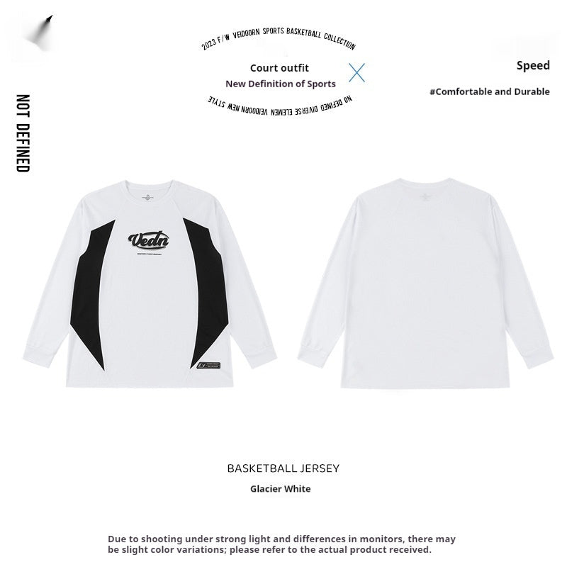 T-shirt Men's American Basketball Sports Running Top Breathable Mesh