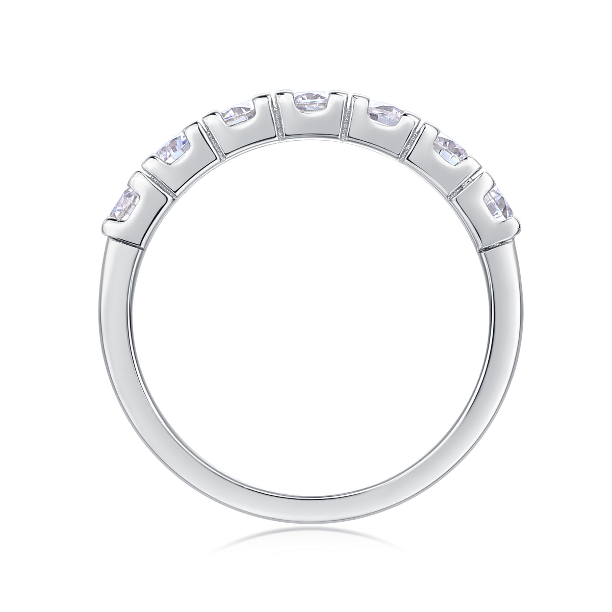 1LUCKY 7- A Fashionable And Luxurious Jewelry Piece Set With One-tenth Moissan Diamond, S925 Sterling Silver And Platinum-plated Diamond Prohibit TikTok sales
