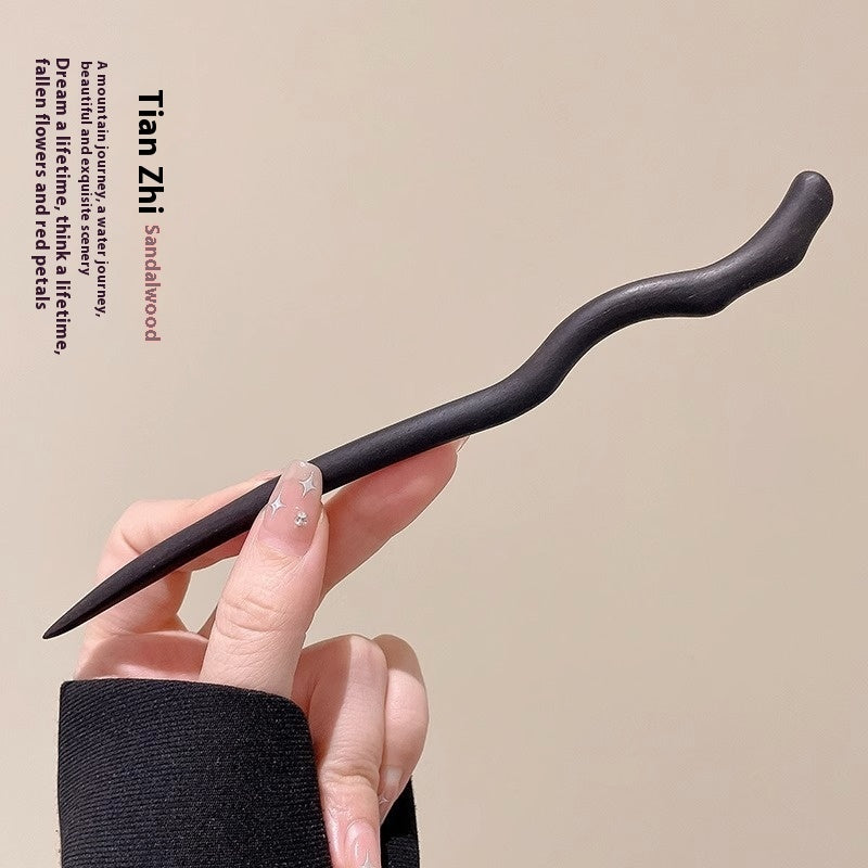 New Chinese Style Updo Hair Clasp High Sense Ebony Hairpin