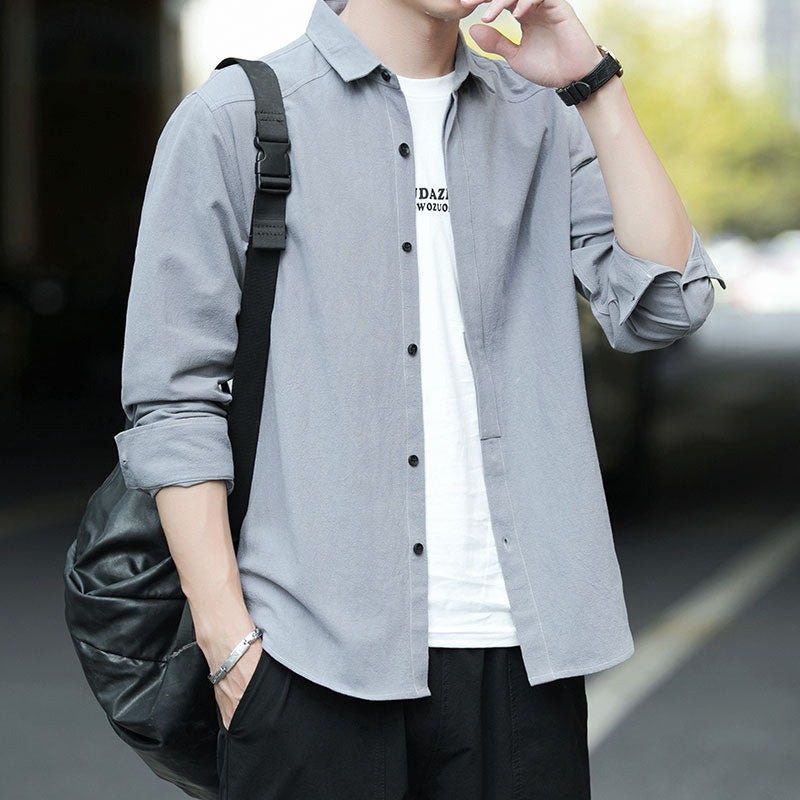 Men's Long Sleeve Workwear Shirt Jacket