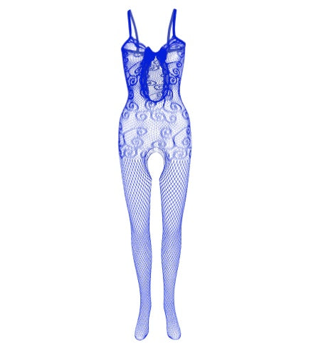 Men's Pantyhose One Piece Lace Perspective Sling
