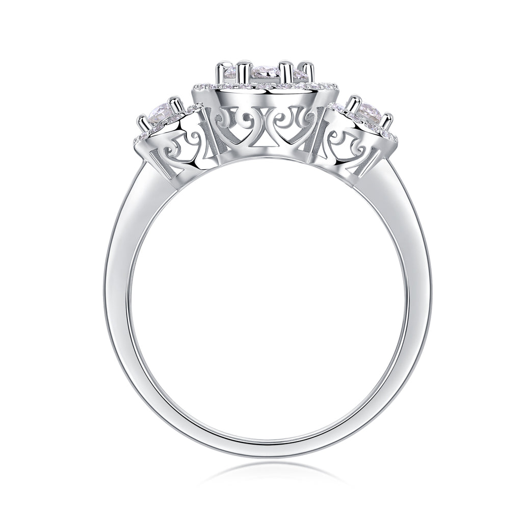 1Serial Dreams - A Fashionable And Luxurious Jewelry Accessory Set With Moissanite S925 Sterling Silver And Platinum-plated Diamond Prohibit TikTok sales
