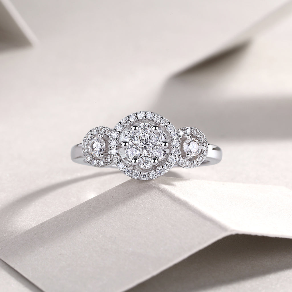 1Serial Dreams - A Fashionable And Luxurious Jewelry Accessory Set With Moissanite S925 Sterling Silver And Platinum-plated Diamond Prohibit TikTok sales