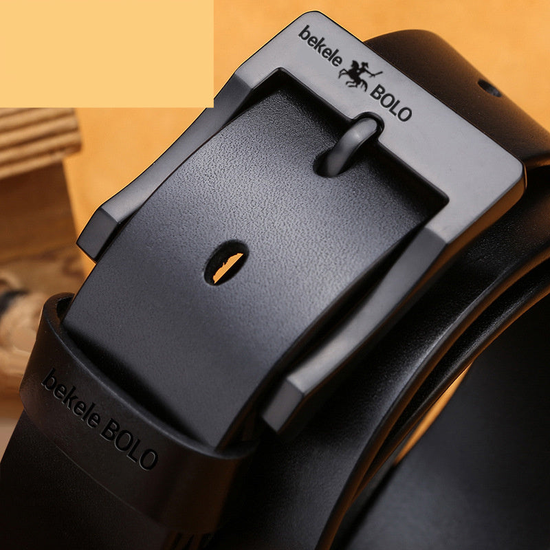 Simple And Versatile Men's Pin Buckle Belt