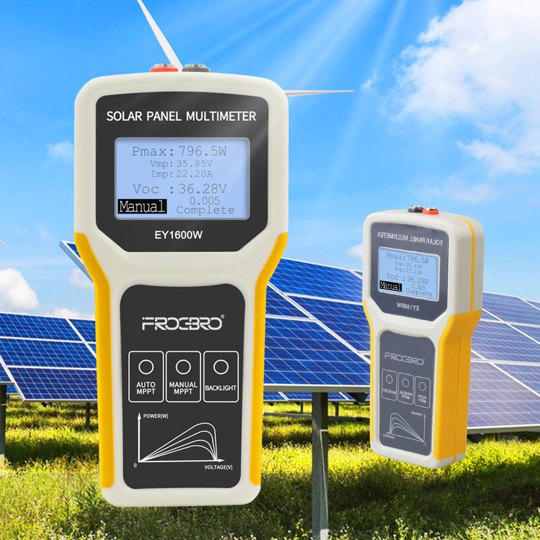 Solar Photovoltaic Multimeter Photovoltaic Panel Tester Dynamometer