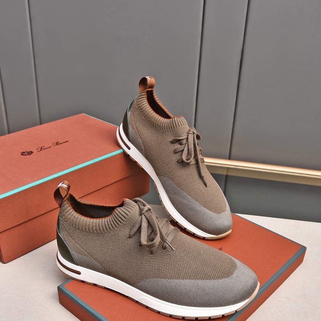 Sports Stitching Flying Woven Knit Breathable Men's Shoes