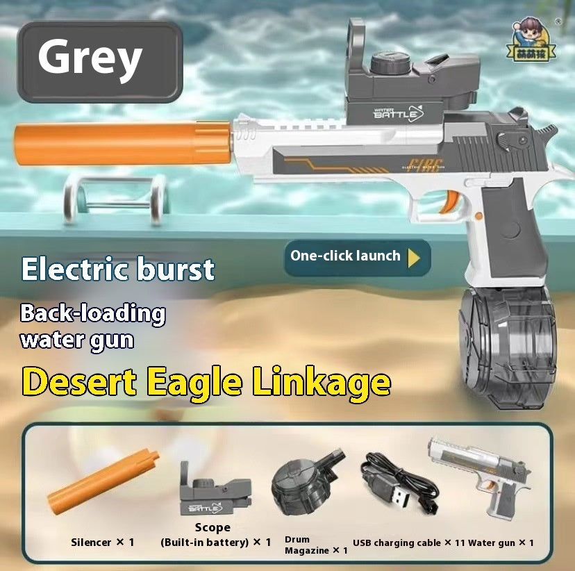 New Fire Light Effect Electric Water Gun