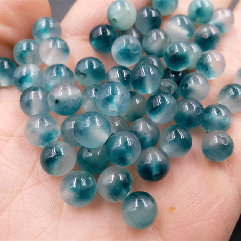 Ornament Accessories Jade Floating Flowers Scattered Beads