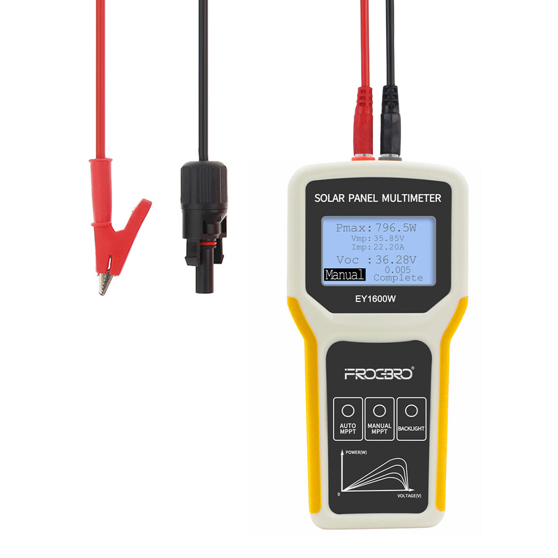 Solar Photovoltaic Multimeter Photovoltaic Panel Tester Dynamometer