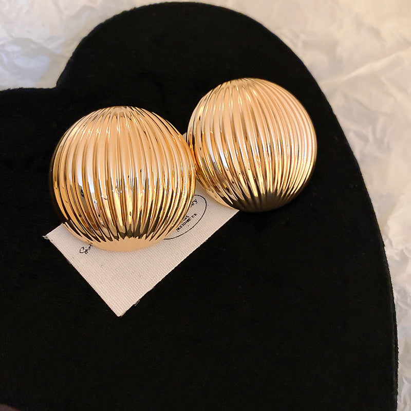 Silver Needle European And American Irregular Water Drop Lovely Geometric Earrings