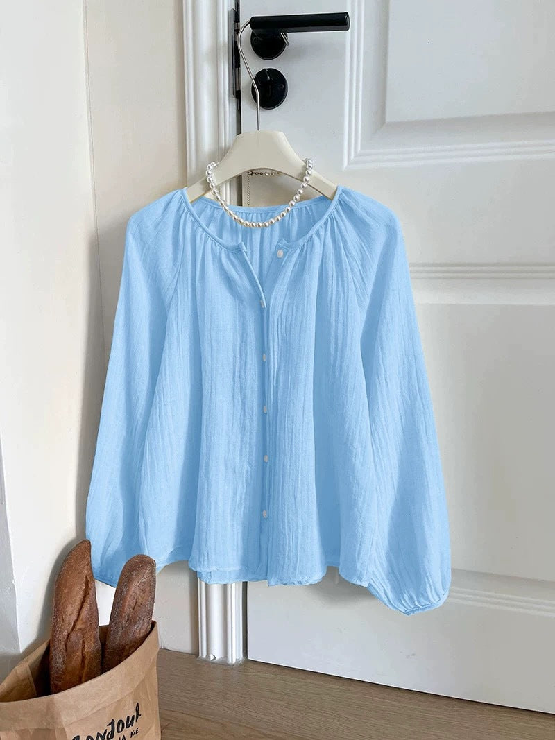 Summer Cotton-Linen Sun-Protective Shirt For Women