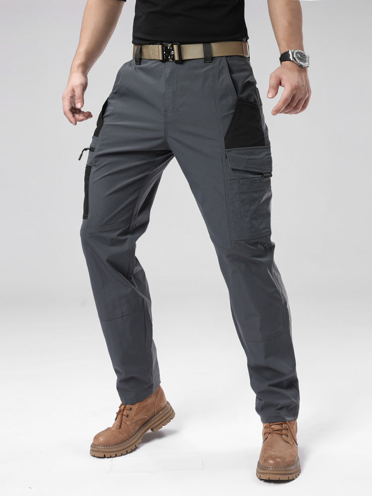 Men's Outdoor Loose Casual Pants Overalls Windproof Waterproof