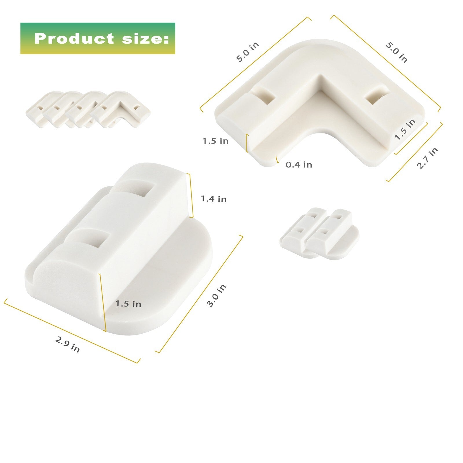 7PCS Solar Panel Mounting Brackets Kit Corner Caravan RV Boat Yacht Roof Mount