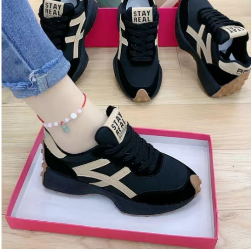 Women's Single-lining Platform Casual Dad Sports Shoes