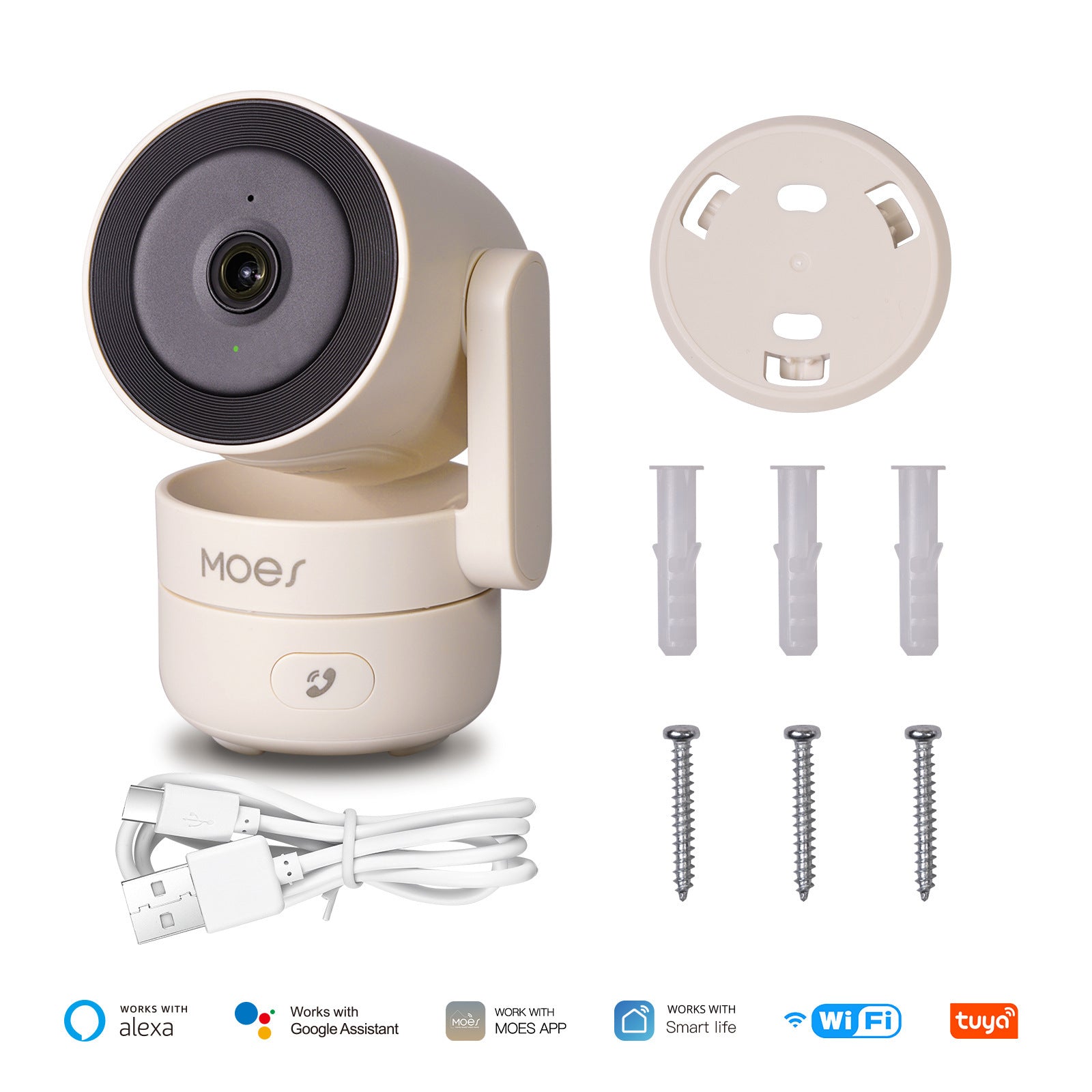 WiFi Smart Home Indoor PTZ 4MP Camera Infrared Night Vision Motion Surveillance