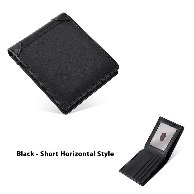 New Genuine Leather Wallet Men's Polished Fashion