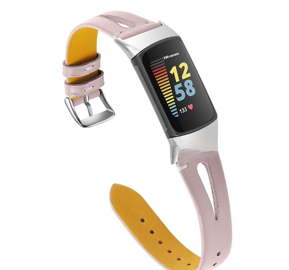 Suitable For Hollow Out Leather Watchband