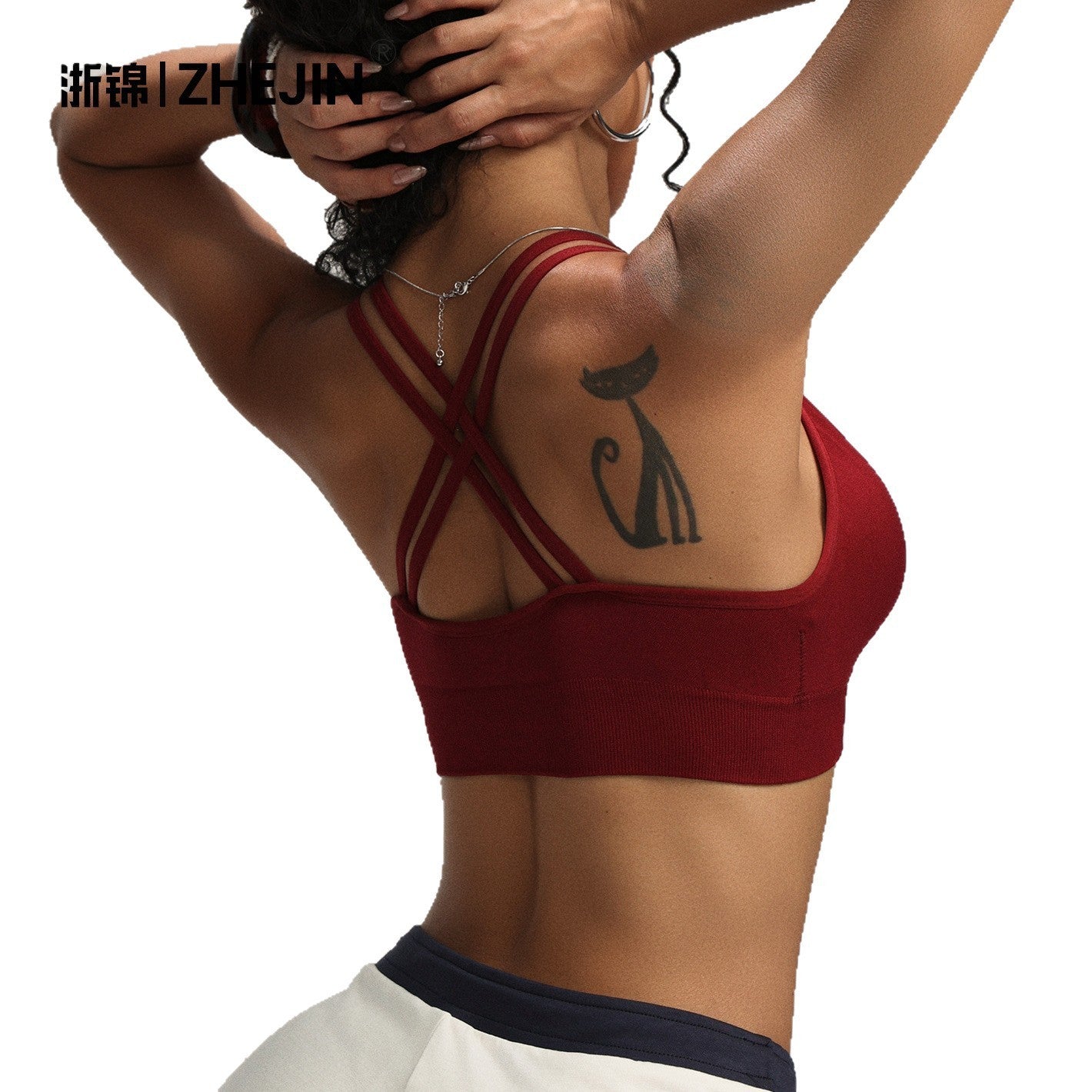 Camisole Women's Cross Double-shoulder Strap Sports Bra