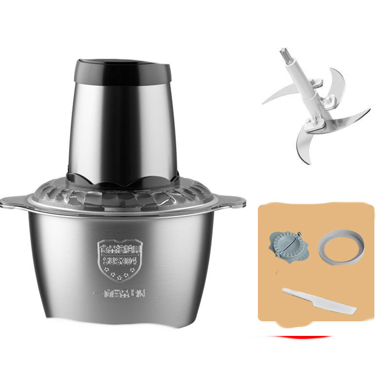 Meat Grinder Household Electric Multi-function Garlic Dumpling Meat Filling Small Meat Mincer Stirring Cooking Machine