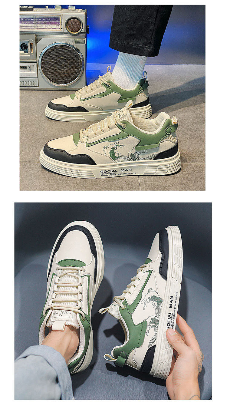 New Spring Summer Board Shoes Men's Casual Fashion Sports Flat Shoes Trendy Casual And Comfortable Men's Shoes