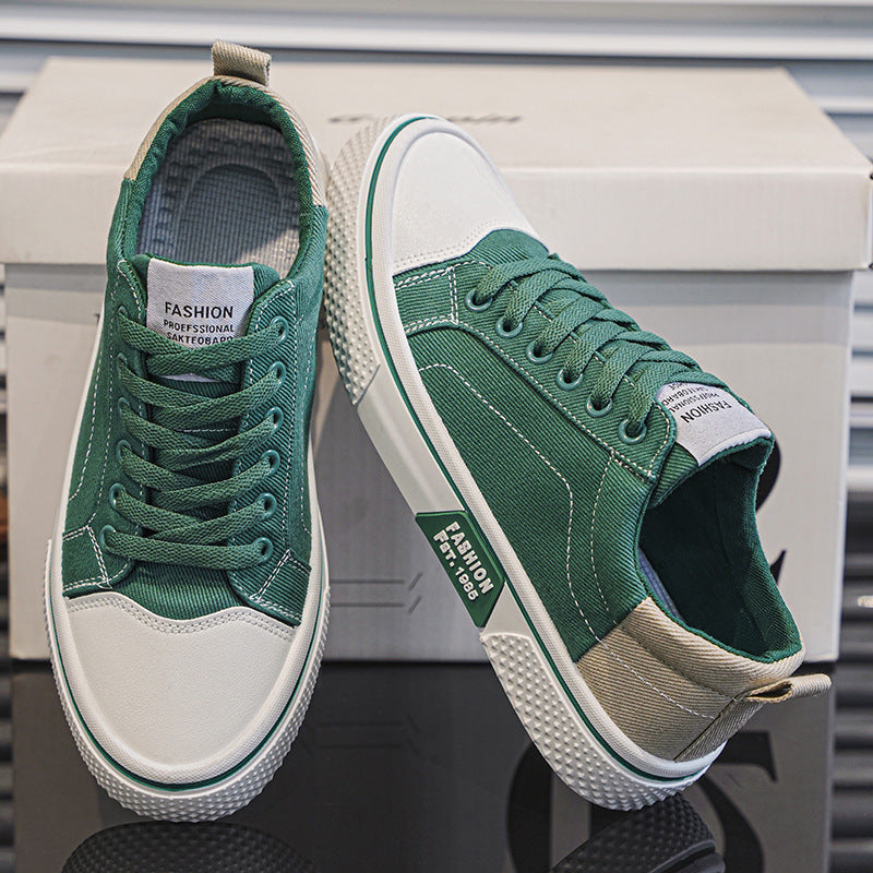 Breathable All-matching Skateboard Men's Soft Bottom Casual Sports Fashion Canvas Shoes