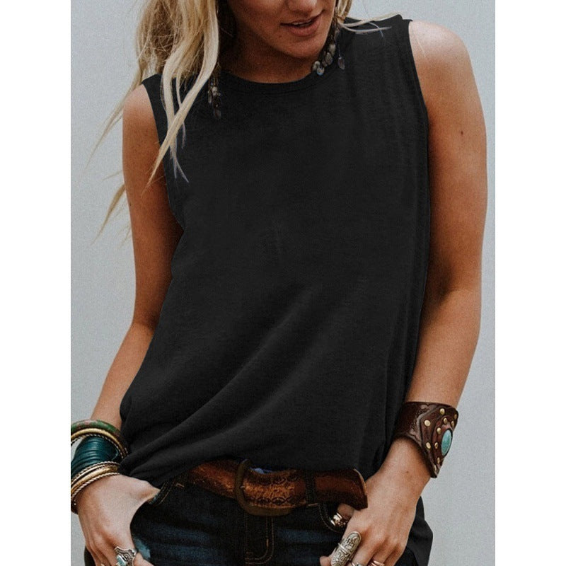 European And American Sleeveless Top Women's Loose