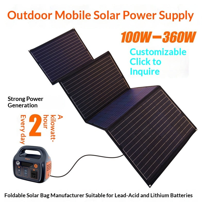 High-efficiency Monocrystalline Solar Panel Charging Photovoltaic System Outdoor Power Pack
