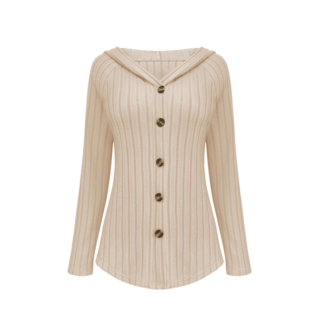 Fashion Casual Solid Color Long Sleeve Hoodie