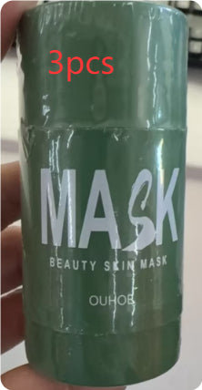 Solid Cleansing Mask Oil Control Shrink Pores To Blackheads Cleansing Green Tea Solid Mask Mud Eggplant Mud Mask