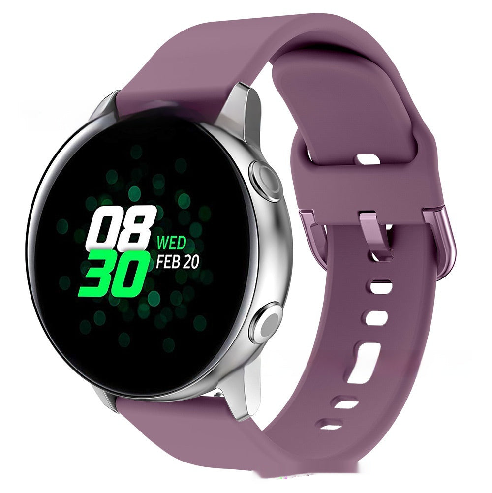 Universal 20 Or 22mm Silicone Strap For Smart Watch