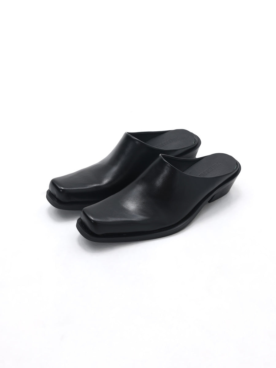 European And American Fashion Cool Cowhide Sandals