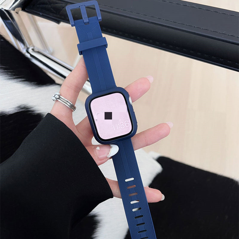 Smart Watch Solid Color Simple Silicone Strap
