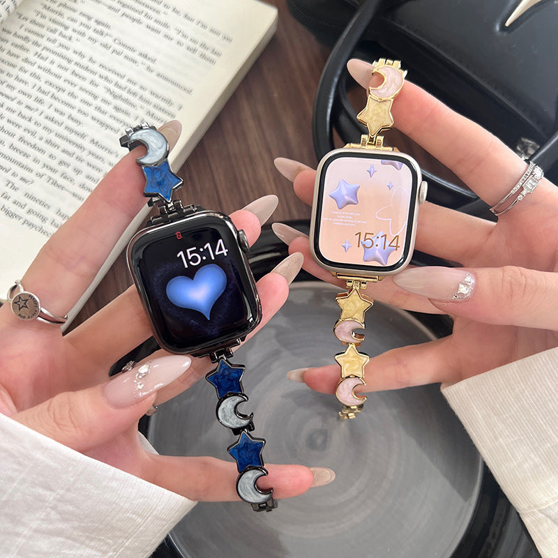 Applicable Strap For Xingyue Metal Chain Iwatch