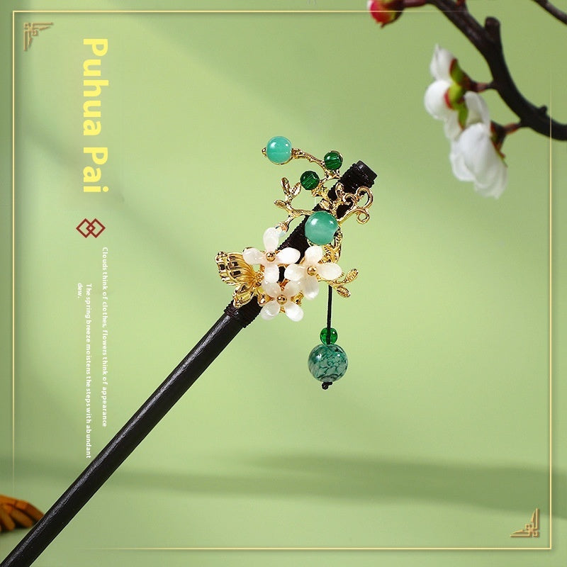 Blackwood Headdress Plate Hair Clasp Women