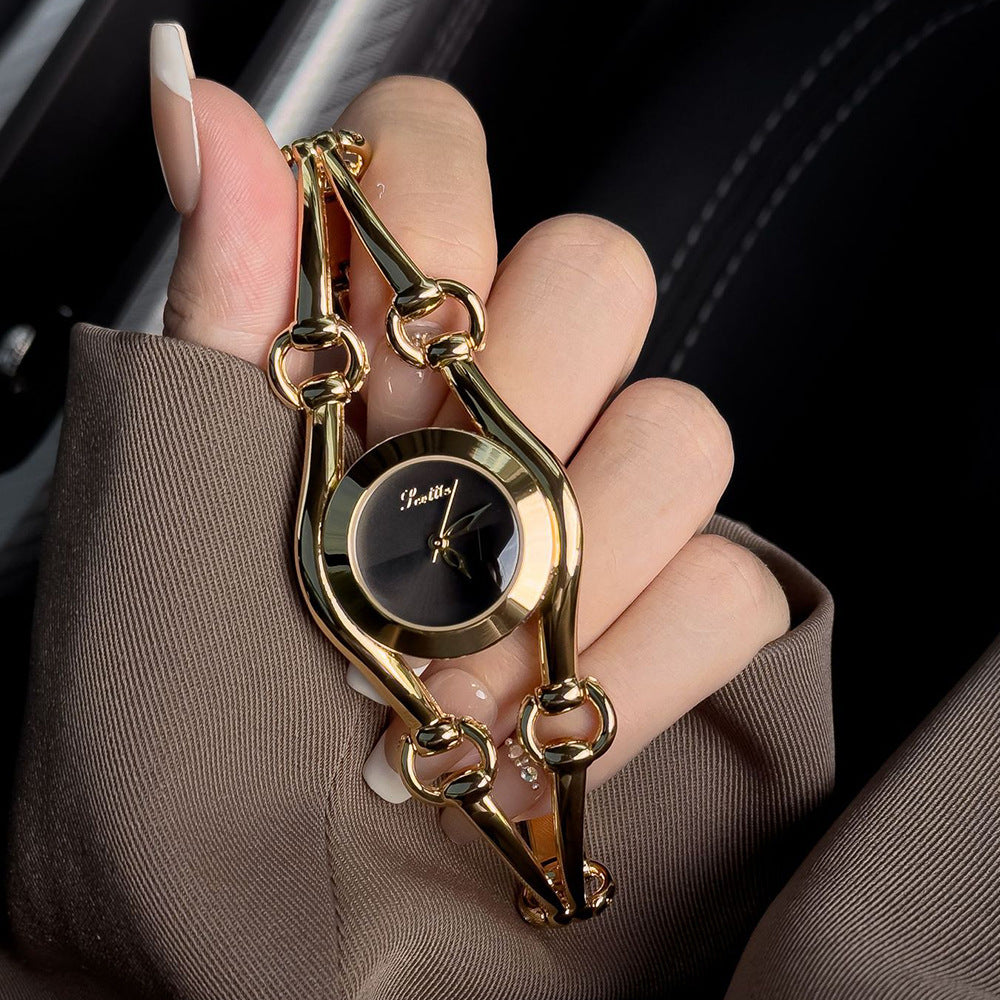 Casual And Versatile Women's Watch Niche Hollow Design