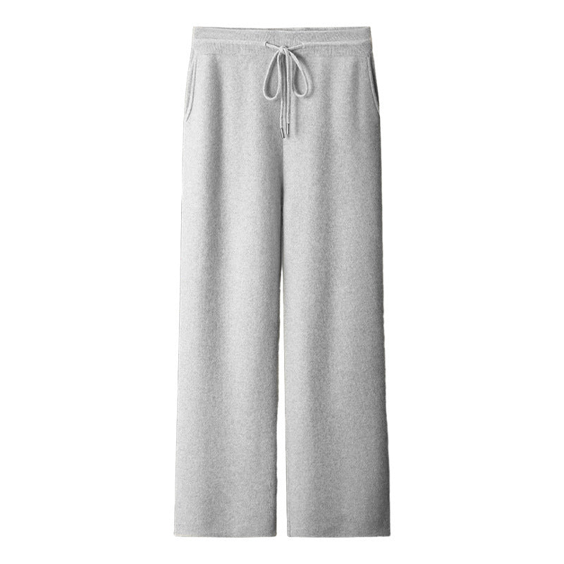 Men's New Cashmere Pants Square Meters Thickening Wide Leg Pants
