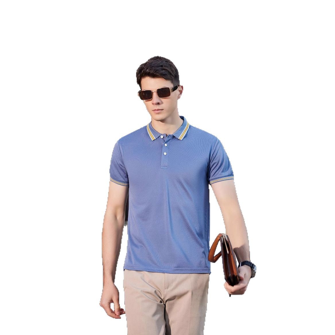 High-end Short-sleeved Lapel Polo Shirt T-shirt