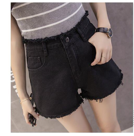 Youthful High-Waisted Denim Shorts For Women Summer Style