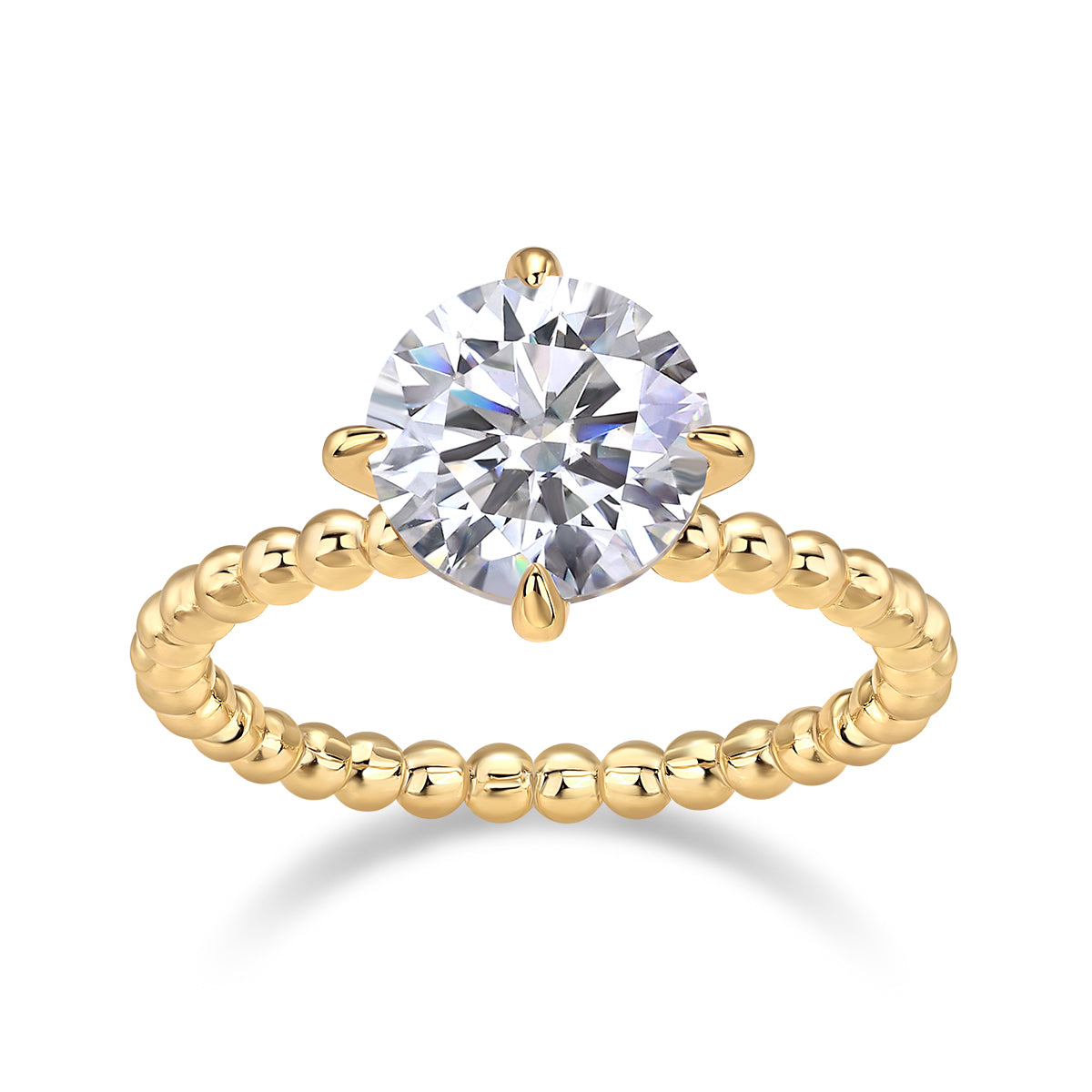 1Forget-me-not - A Fashionable And Luxurious Jewelry Piece Set With 3-carat Moissanite S925 Sterling Silver And Gold-plated Diamond Prohibit TikTok sales