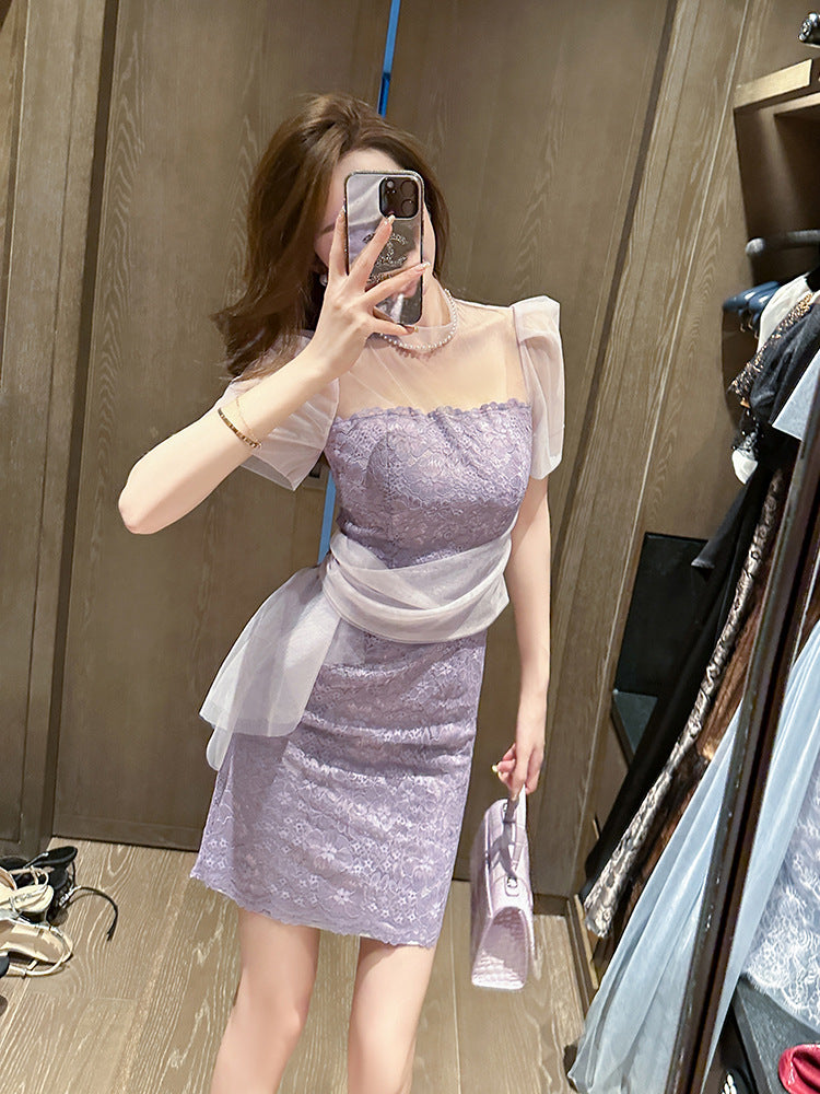 Pure Desire Style Slim Lace Dress